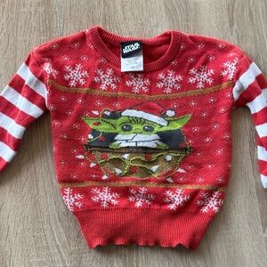 Star Wars baby Christmas sweater